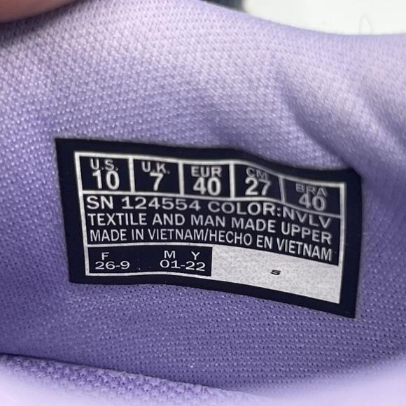 Skechers Go Walk 6 Womens Size 10 Purple/Black Athletic Shoes Sneakers 124554 - Picture 12 of 13